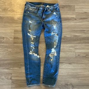 Abercrombie and Fitch ripped jeans, size 10 short